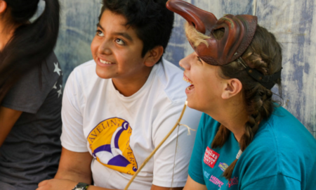 dc region youth in poverty support grants; students happy outside