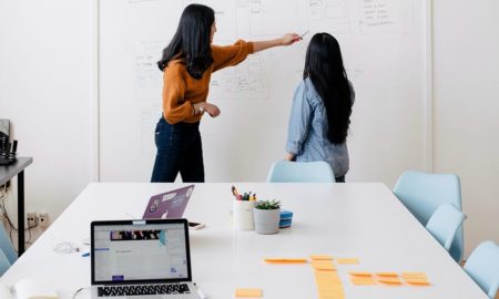 Pandemic recovery effects on childhood health and nutrition research grants: educator and student learning at whiteboard